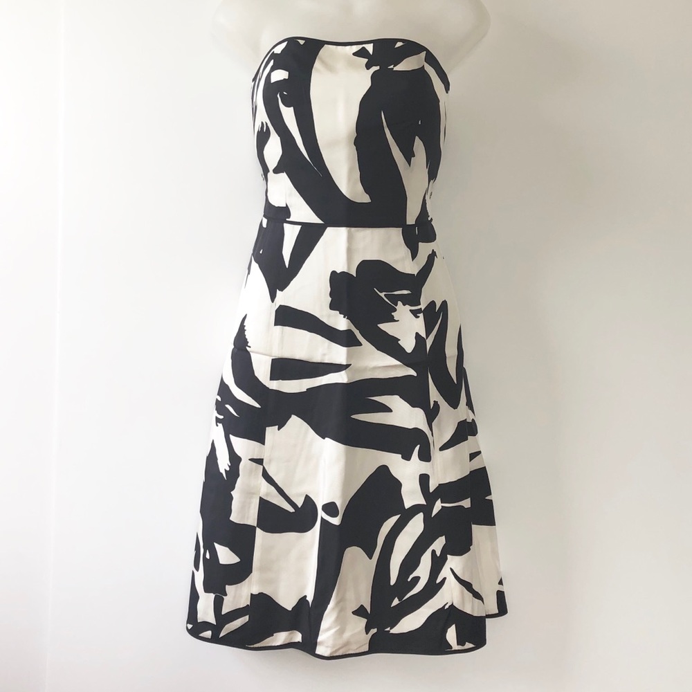 Ann Taylor Strapless Silk Dress